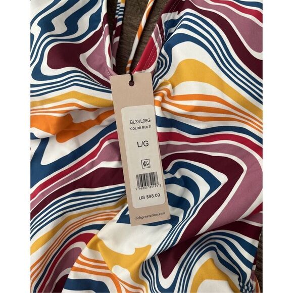 NEW BCBG Large One Piece Bathing Suit - Picture 6 of 7